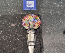 Murano glass wine stopper