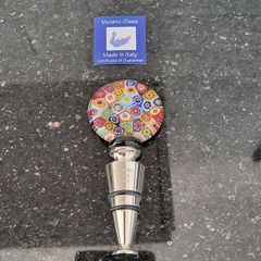 Murano glass wine stopper