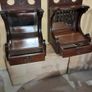 2 mahogany table top caninet Image 3