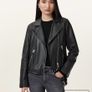 All Saints Leather Jacket Image 4