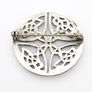 Celtic Shield Knot Silver Brooch Image 3