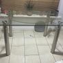 Glass top dining table Image 2