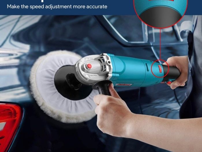 Polisher, Rotary Car Buffer Polisher Waxer, 1200W 180/150 mm Plate, 6 Variable Speed 1500-3500RPM, Detachable Handle Perfect for Boat,Car Polishing and Waxing (FREE POSTAGEh