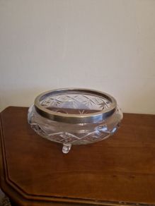 vintage glass bowl