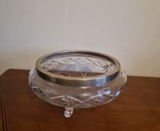 vintage glass bowl