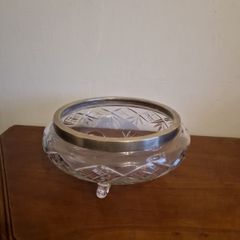 vintage glass bowl