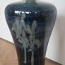 Louis Mulcahy Large Handmade Lamp and Hand-painted Shade, Navy/Green Image 6