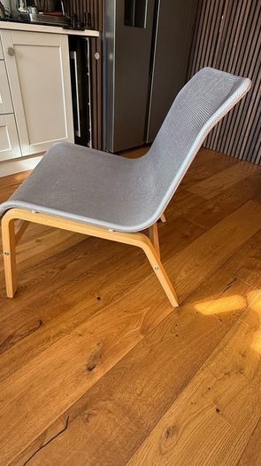 IKEA Nolmyra Chair Birch Veneer Gray