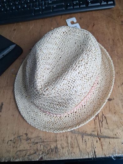Brand New with Tags Age 1-2 Years Natural Pink Trim Trilby Hat