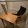 table , chair , mirror and cloths Image 3