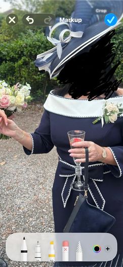 Mother of the bride Veni I dress and matching S and g hat