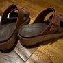 New Crocs Brooklyn Cork Buckle size: UK 5, color: Rust Image 2
