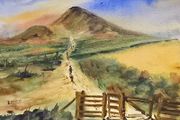 Irish landscapes watercolour