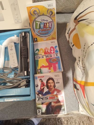 Wii Bundle Boxed with Sports and Mario Bros