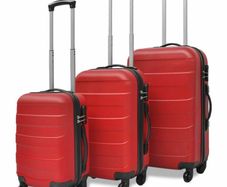 Sale 3 Piece Hardcase Trolley Luggage Set - Free Delivery Nationwide