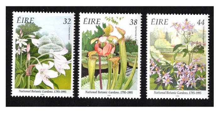 1995 Ireland Bicentenary of National Botanic Gardens, Glasnevin Commemorative Stamps Mint Never Hinged (MNH)