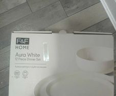 12-Piece Dinner Set (Aura White) - Unopened Box