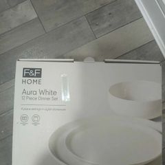 12-Piece Dinner Set (Aura White) - Unopened Box