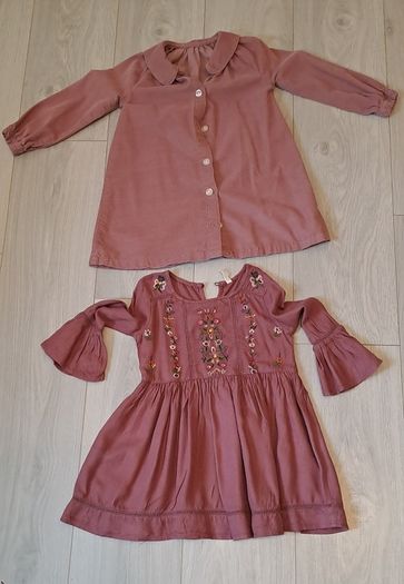 Long sleeve dresses - 3-4 years, 104 cm