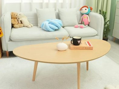 Low Oval Coffee Table Mid Century Modern Coffee Tables Centre Table For ...