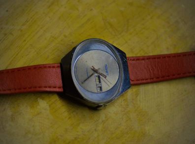 Soviet mechanical hand wound watch from 70's Poljot