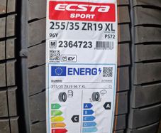 Kumho Ecsta Sport S PS72 255/35 R19 96 Y XL, ZR