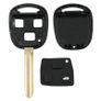 Toyota 3 Buttons Remote Key Blank Replacement Case Shell For Toyota Prado Tarago Camry Corolla TOY43 With Pad Image 4