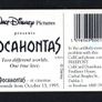 1995 Ireland 10 unit Pocahontas movie (Gemplus GEM1) Call Card Used. Telecom Eireann card number 1100 Image 2