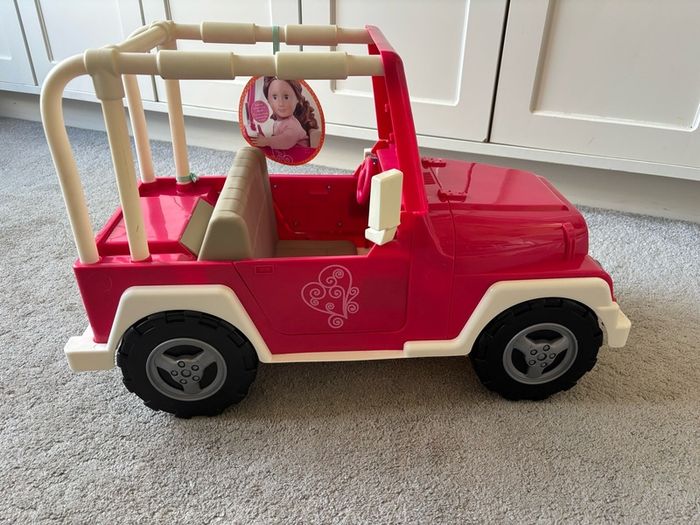 Our generation pink Jeep
