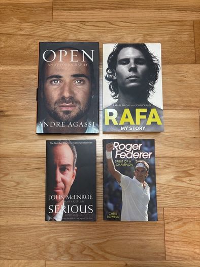 Tennis Player Biography Book Bundle