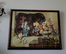 Vintage oriental floral print by H.Davis Richter