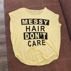 Yellow Baggy Top, one size