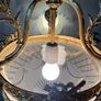 FLASH SALE! 475 DOWN FROM 675 ! Antique Art Deco Style Three Branch French Chandelier. Image 5