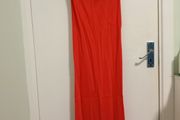 Zara red long dress
