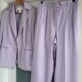 ESCADA Mauve Wool Mix Trouser Suit Sz 40 (Fit 12UK) Image 4