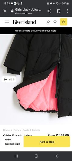 juicy coture Longline Puffa Jacket