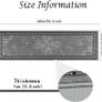 Runner Rug for Entryway 65x240cm Extra Long Hallway Rug Runner Non Slip Backing Area Rug Runner Washable Floor Carpet Runner for Living Room Bedroom Laundry Room Kitchen Room (FREE POSTAGE) Image 3