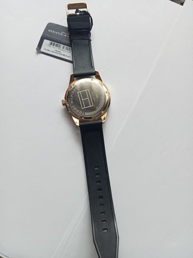 Tommy Hilfiger Men's Black Silicone Strap Watch