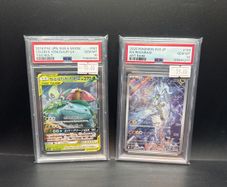 Celebi & Venusaur Gx 001/095 Psa 10 | N's Reshiram 109/100 Psa 10 Pokemon Cards