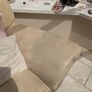 Ultra-Comfortable 2-Seater and 3-Seater Cream Leather Sofa (Well-Loved / Fair Condition) Image 6