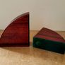 Art deco teak bookends Image 3