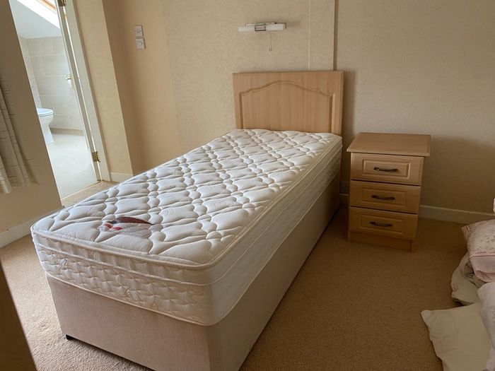 single bed & matching bedside locker