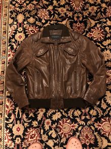 Superior New York Waxed Leather Jacket size-M