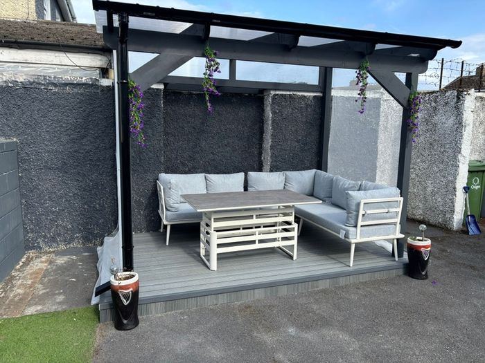 building pergola ,extension, side entry
