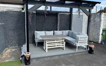 building pergola ,extension, side entry