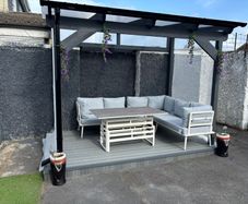 building pergola ,extension, side entry