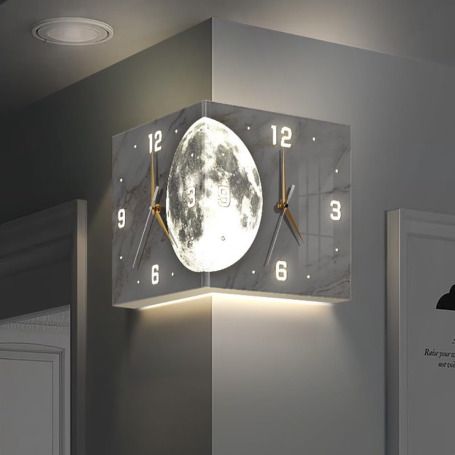 Moon LED Wall Clock
