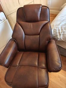 Recliner chair and footstool