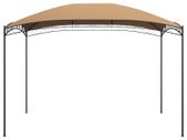 Garden Pavilion with Table and Benches 2.5x1.5x2.4 m Taupe 180 g/m2