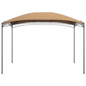 Garden Pavilion with Table and Benches 2.5x1.5x2.4 m Taupe 180 g/m2